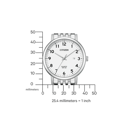 Citizen BI5070-57A Herrenuhr • Quarzwerk mit Datumsanzeige • Edelstahlgehäuse, Bild 4