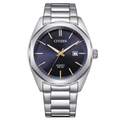 Citizen BI5110-54H Herrenuhr • Blaues Zifferblatt • Quarzwerk mit Datumsanzeige