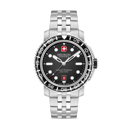 Swiss Military Hanowa Black Marlin SMWGH0001702 Herren • Saphirglas • 20 Bar Wasserdicht