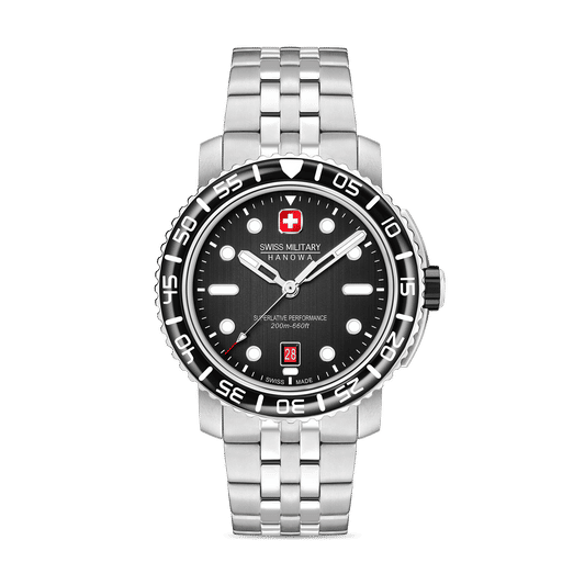 Swiss Military Hanowa Black Marlin SMWGH0001702 Herren • Saphirglas • 20 Bar Wasserdicht