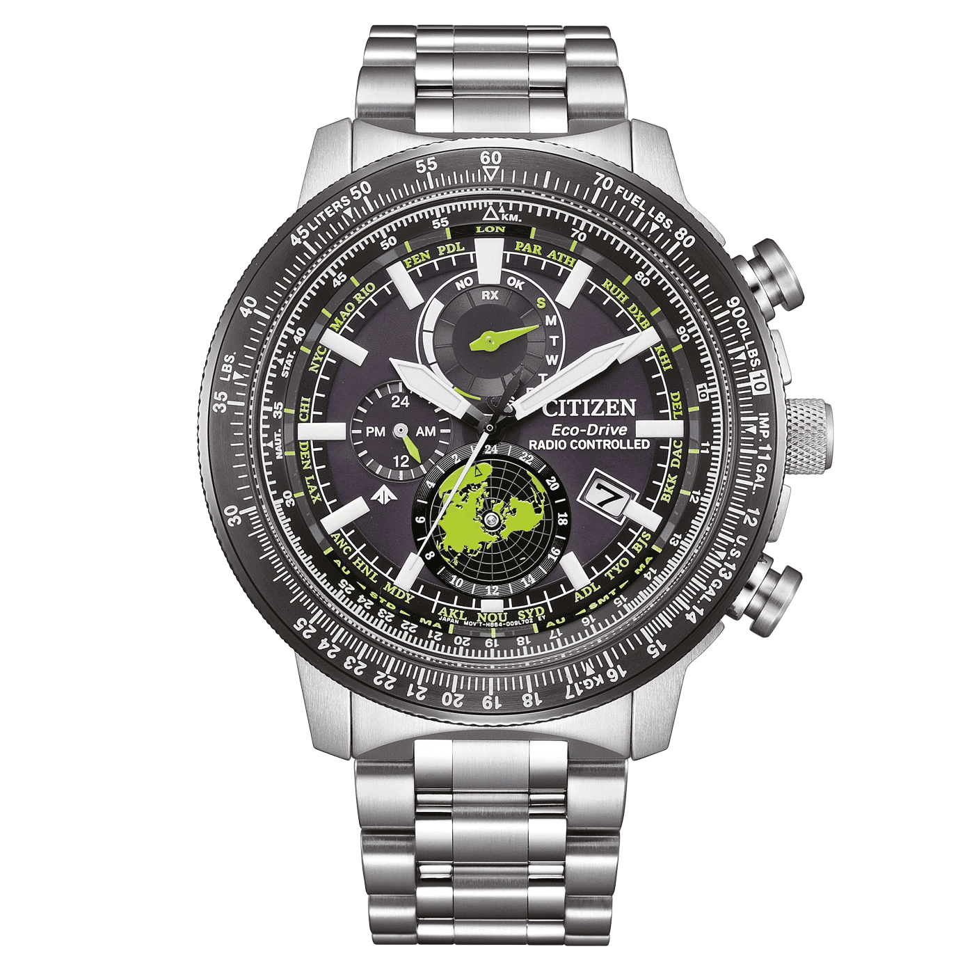 Citizen Promaster BY3006-53E Herrenuhr Schwarz • Saphirglas entspiegelt • Eco-Drive Funkuhr