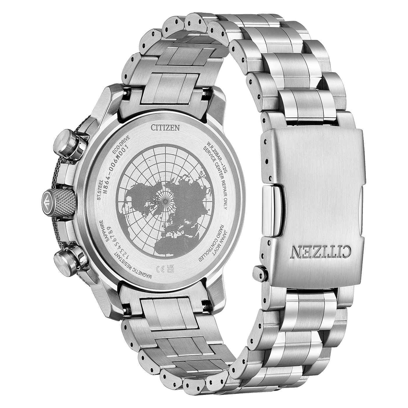Citizen Promaster BY3006-53E Herrenuhr Schwarz • Saphirglas entspiegelt • Eco-Drive Funkuhr, Bild 2