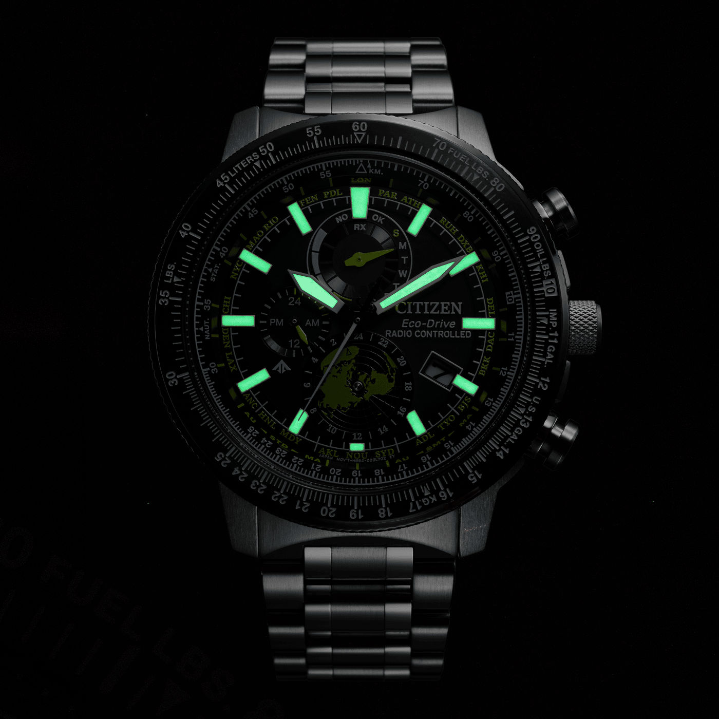 Citizen Promaster BY3006-53E Herrenuhr Schwarz • Saphirglas entspiegelt • Eco-Drive Funkuhr, Bild 7