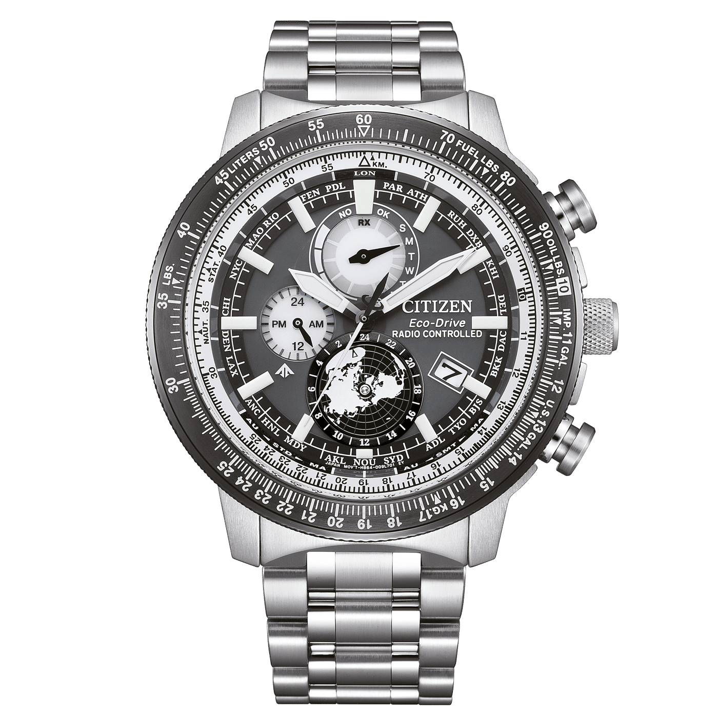 Citizen Promaster BY3006-53E Herrenuhr Schwarz • Saphirglas entspiegelt • Eco-Drive Funkuhr, Bild 4