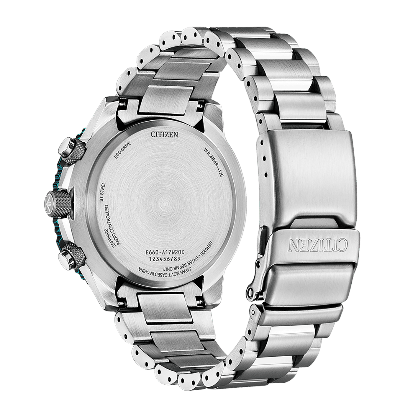 Citizen CB5004-59W Promaster Herrenuhr Grün • Funk Eco-Drive • Saphirglas, Bild 4