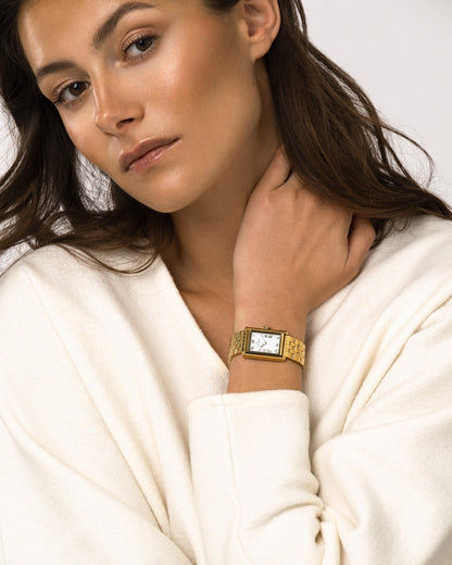 Mockberg Timeless Grand MO311 Damen Armbanduhr Gold • Mineralglas • Miyota Quarzwerk, Bild 2
