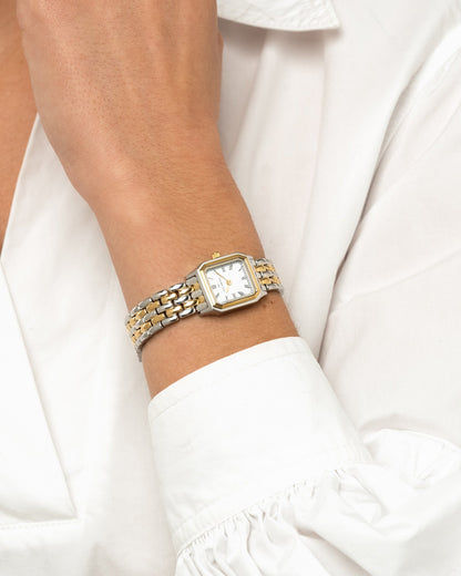 Mockberg Classic BIC MO336 Damen Armbanduhr Weiß • Mineralglas • Goldfarben Gliederarmband, Bild 10
