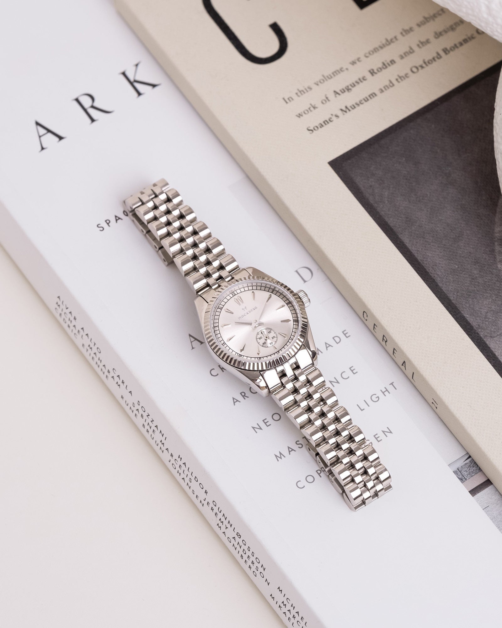 Mockberg Royal MO539 Damen Armbanduhr Silber • Saphirglas • 10 ATM Wasserdicht, Bild 8