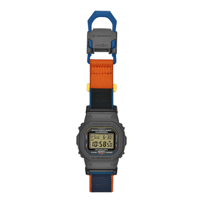 Casio DW-5600MNC-8A2ER G-Shock Origin Armbanduhr Anthrazit/Blau • FIDLOCK® Magnetschließe • Biobasiertes Resin, Bild 9