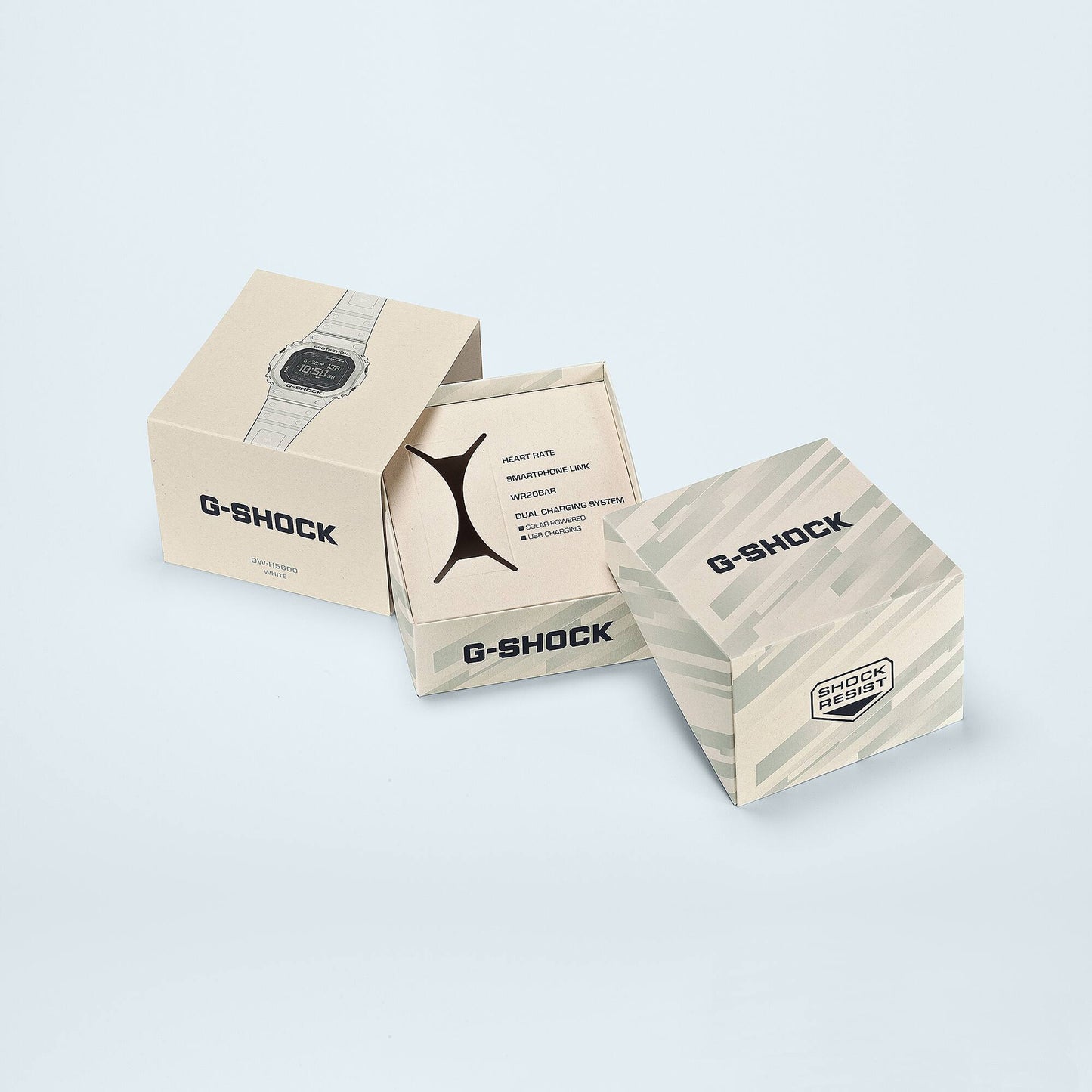 Casio G-SHOCK Uhrverpackung mit Karton und Zubehörbox