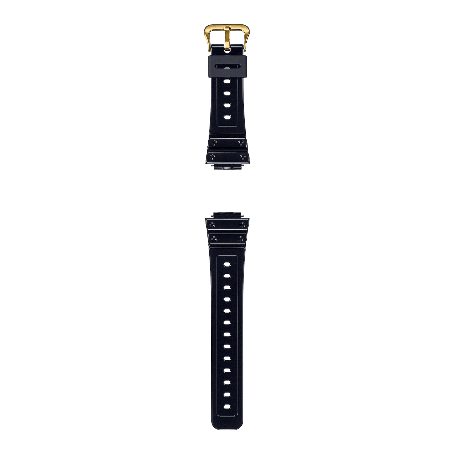 Blaue G-SHOCK Armbanduhr mit digitalem Display und geripptem Gehäuse