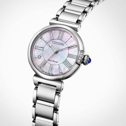 Citizen EM1060-87Y Damenuhr Eco-Drive • Saphirglas • Perlmutt-Zifferblatt, Bild 6