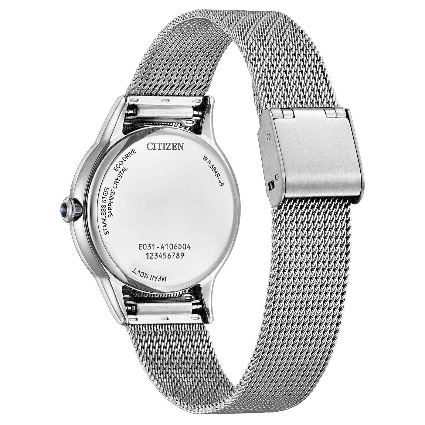 Citizen L EM1150-86D Damenuhr Silber • Eco-Drive Solarwerk • Saphirglas, Bild 3