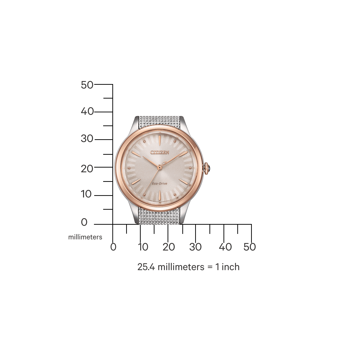 Citizen L EM1156-80X Damenuhr Weiß • Eco-Drive Solarwerk • Saphirglas, Bild 4
