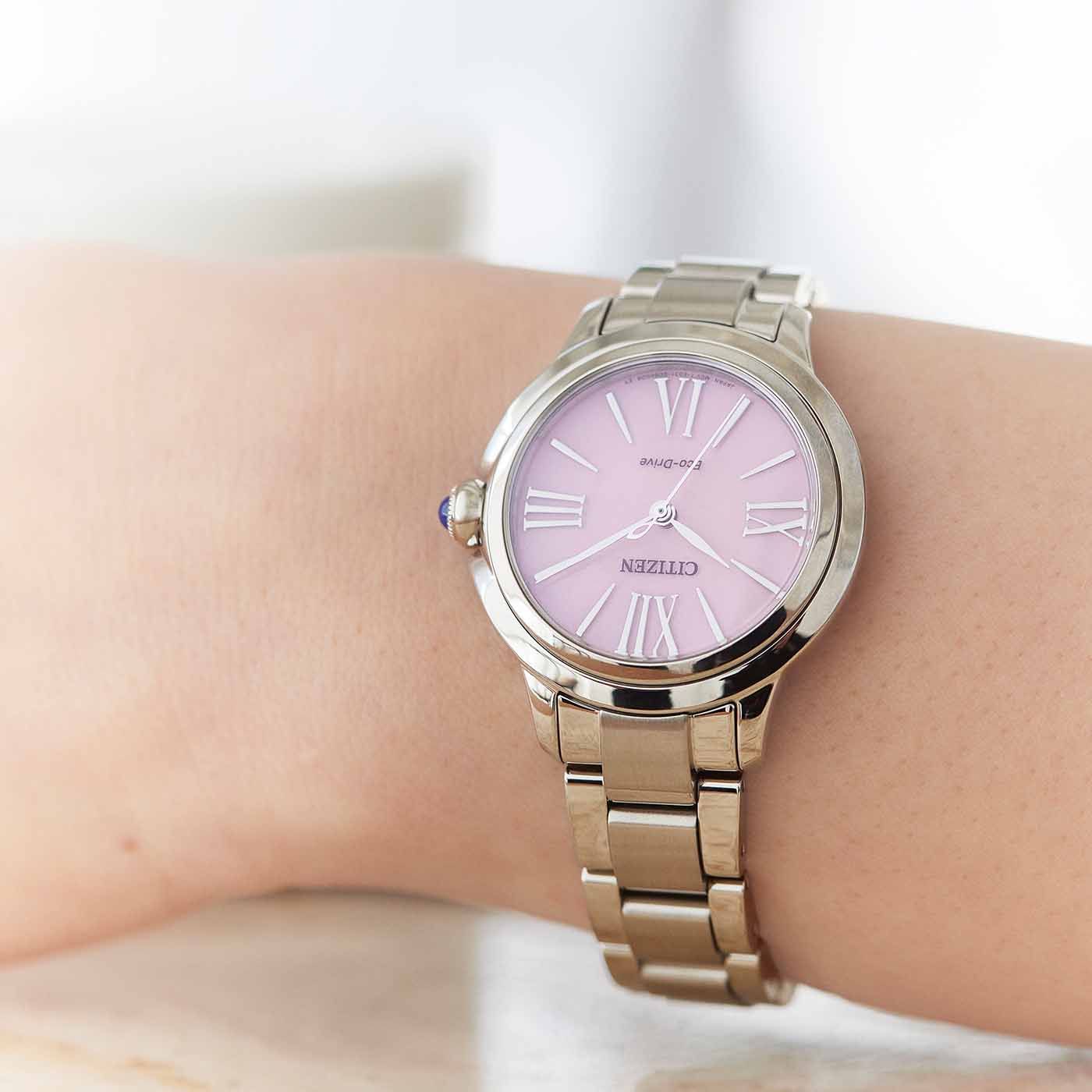 Citizen L EM1160-58X Damenuhr Rosa • Saphirglas • Eco-Drive Solar, Bild 4