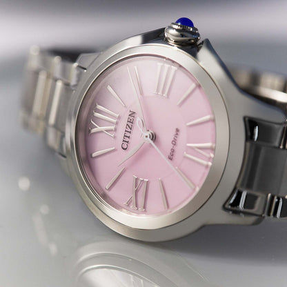 Citizen L EM1160-58X Damenuhr Rosa • Saphirglas • Eco-Drive Solar, Bild 2