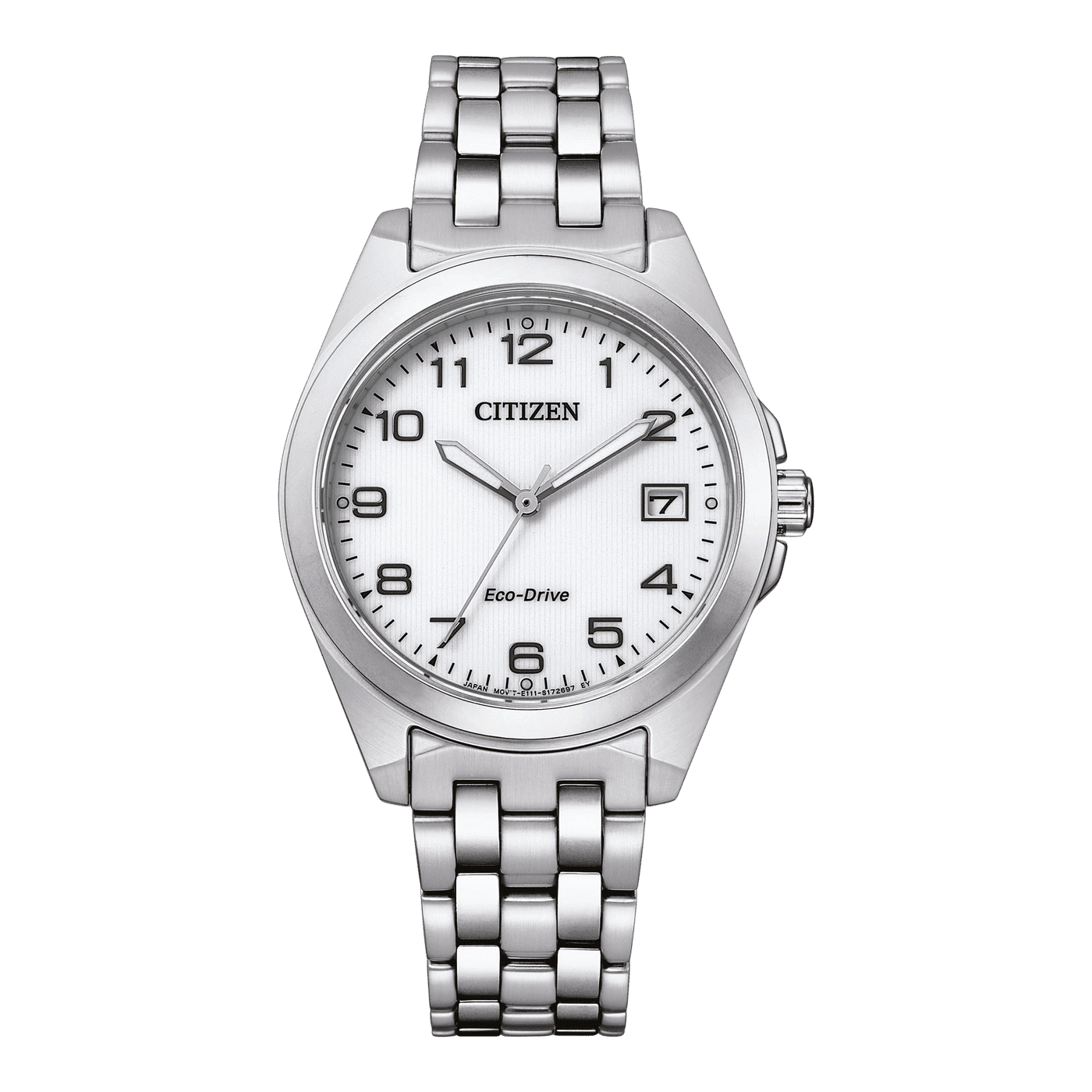 Citizen EO1210-83A Eco-Drive Sport Damenuhr Silber • Saphirglas • Eco-Drive Solar