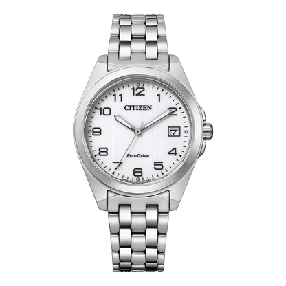 Citizen EO1210-83A Eco-Drive Sport Damenuhr Silber • Saphirglas • Eco-Drive Solar