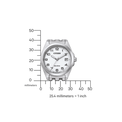 Citizen EO1210-83A Eco-Drive Sport Damenuhr Silber • Saphirglas • Eco-Drive Solar, Bild 2