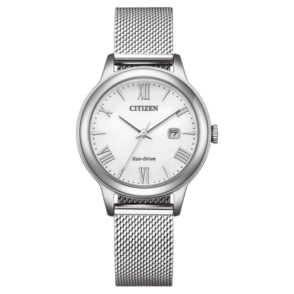 Citizen EW2621-75A Damenuhr Eco-Drive • Milanaise-Armband • 10 bar Wasserdicht