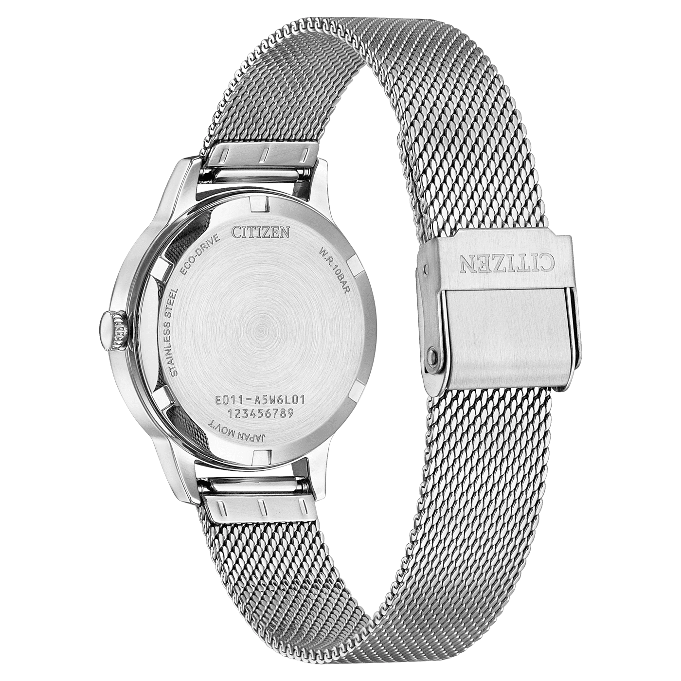 Citizen EW2621-75A Damenuhr Eco-Drive • Milanaise-Armband • 10 bar Wasserdicht, Bild 4