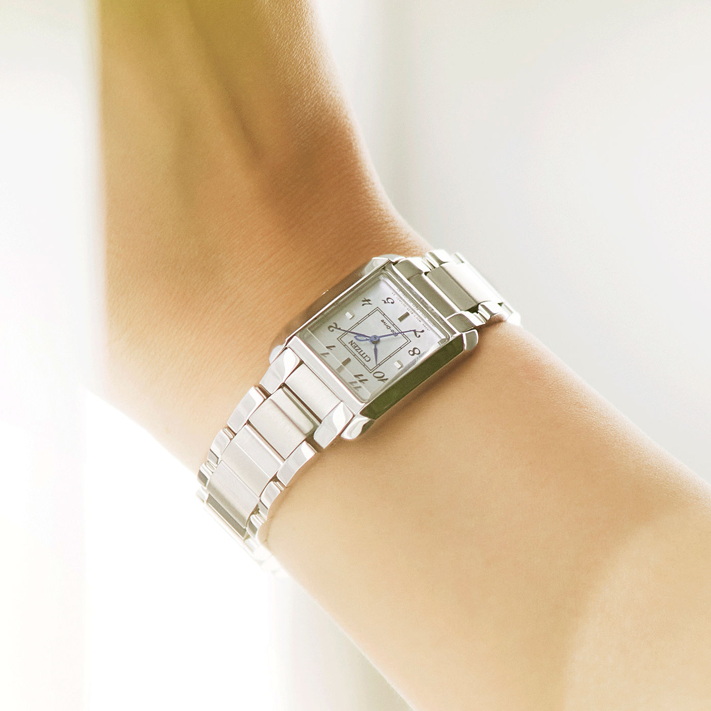 Citizen EW5600-87D Damenuhr Eco-Drive • Saphirglas • Perlmutt-Zifferblatt, Bild 5