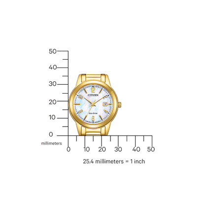 Citizen FE1242-78D Damen Armbanduhr Weiß • Eco-Drive Solar • Elegantes Design, Bild 4