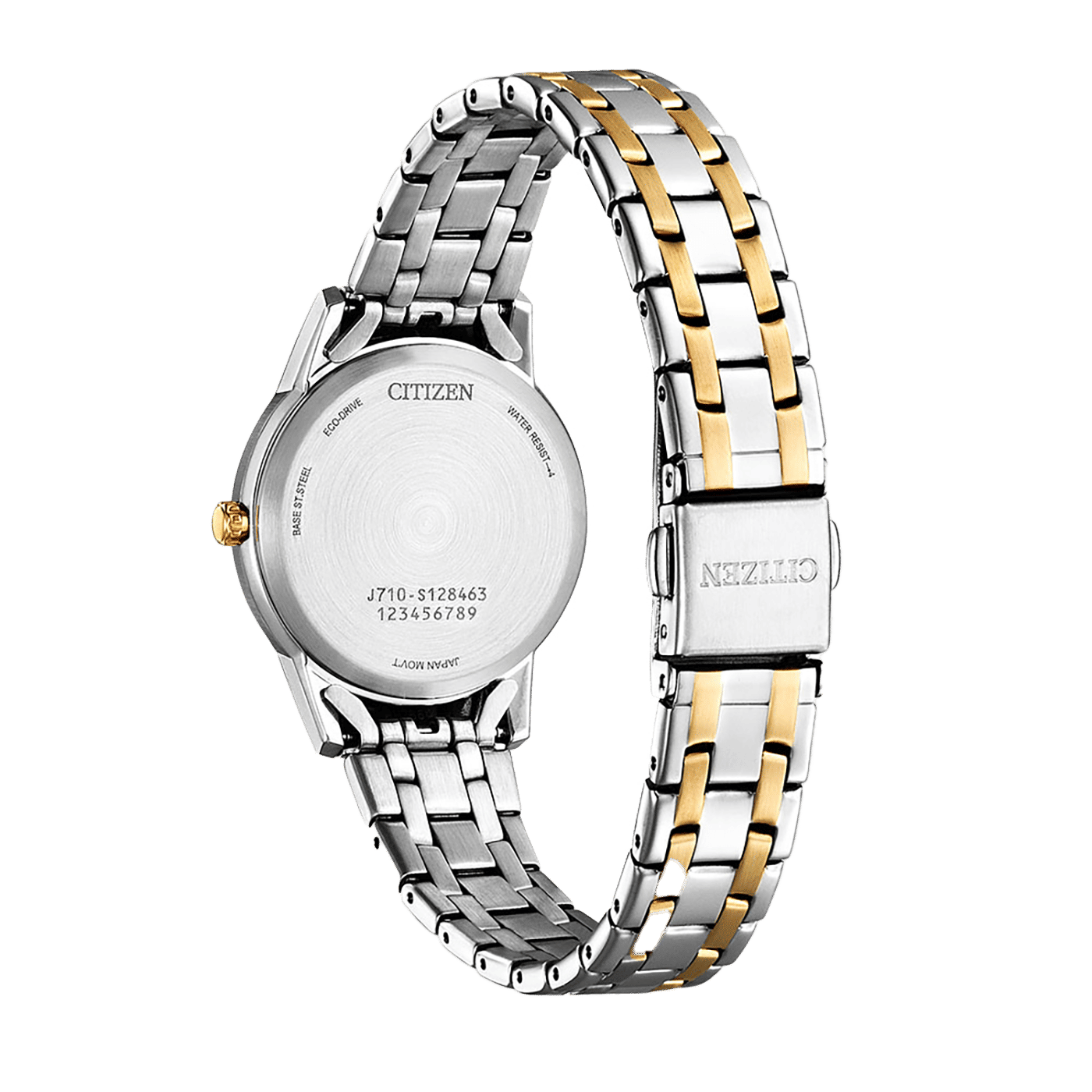Citizen Eco-Drive Elegance FE1246-85A Damenuhr Bicolor • Solarbetrieb • Datumsanzeige, Bild 4