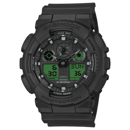 Casio G-Shock GA-100BEG-1AER Herren Armbanduhr Schwarz • Stoßfestes Resingehäuse • 200 m Wasserdichtigkeit, Bild 2