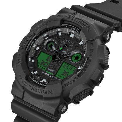 Casio G-Shock GA-100BEG-1AER Herren Armbanduhr Schwarz • Stoßfestes Resingehäuse • 200 m Wasserdichtigkeit, Bild 7