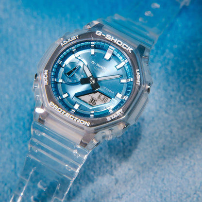 Casio G-Shock Classic GA-2100BM-7A2ER Herrenuhr • Transluzentes Resin-Design • 20 bar wasserdicht, Bild 5