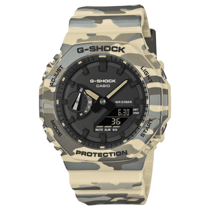 Casio G-Shock GA-2100CM-5AER Herrenuhr • Tarnmuster-Design • 20 BAR Wasserdicht, Bild 2