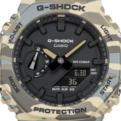 Casio G-Shock GA-2100CM-5AER Herrenuhr • Tarnmuster-Design • 20 BAR Wasserdicht, Bild 5