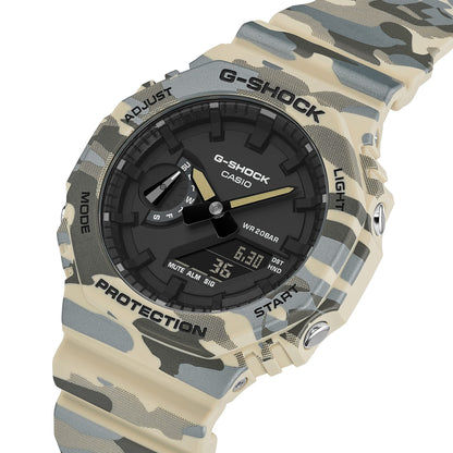 Casio G-Shock GA-2100CM-5AER Herrenuhr • Tarnmuster-Design • 20 BAR Wasserdicht, Bild 6