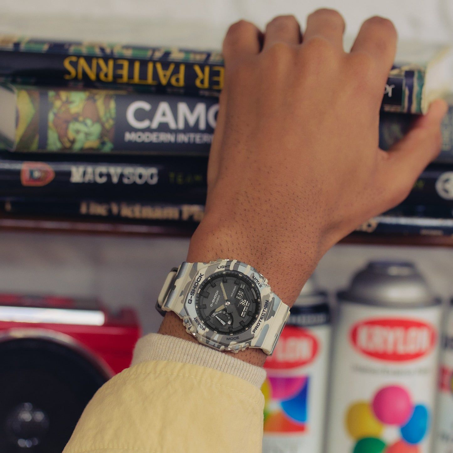 Casio G-Shock GA-2100CM-5AER Herrenuhr • Tarnmuster-Design • 20 BAR Wasserdicht, Bild 11