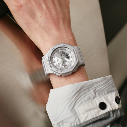 Casio GA-2100FF-8AER G-Shock Classic Herrenuhr Silbermetallic • Carbon Core Guard • Stoßfest & 20 bar, Bild 3