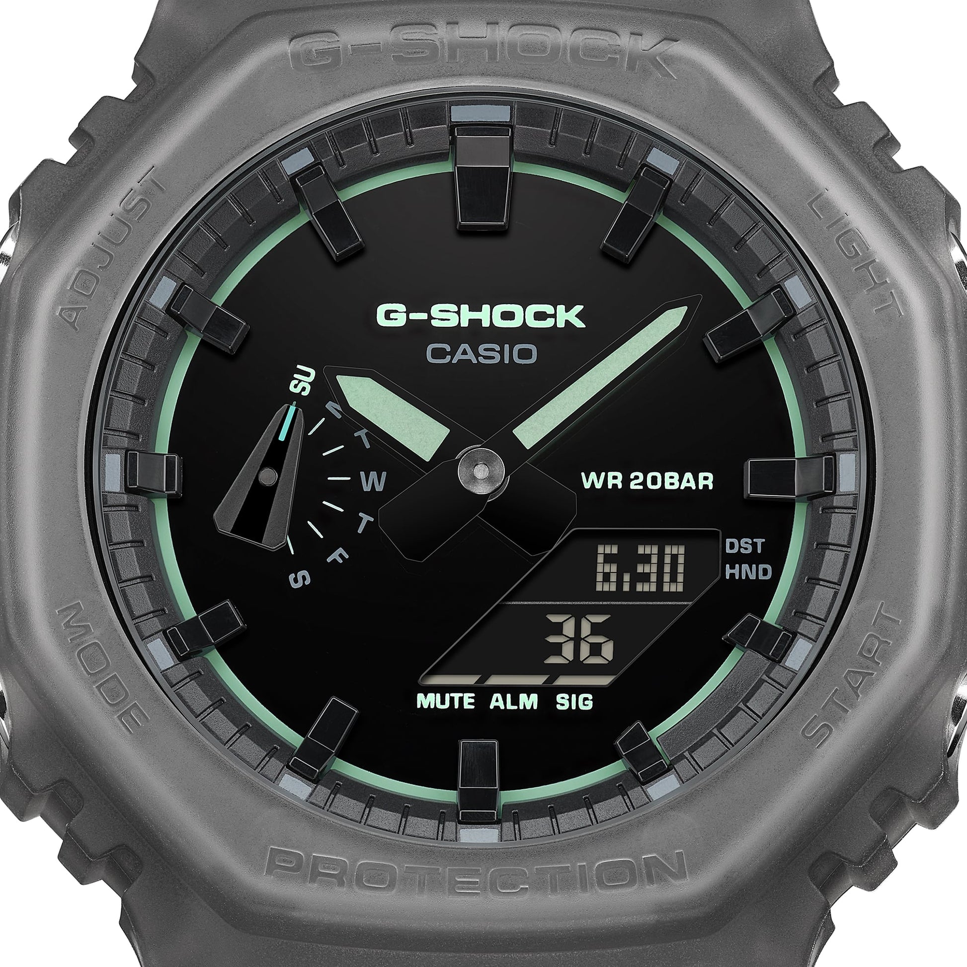 Casio G-Shock GA-2100K-1AER Herren • Carbon Core Guard • Weltzeit, Bild 4