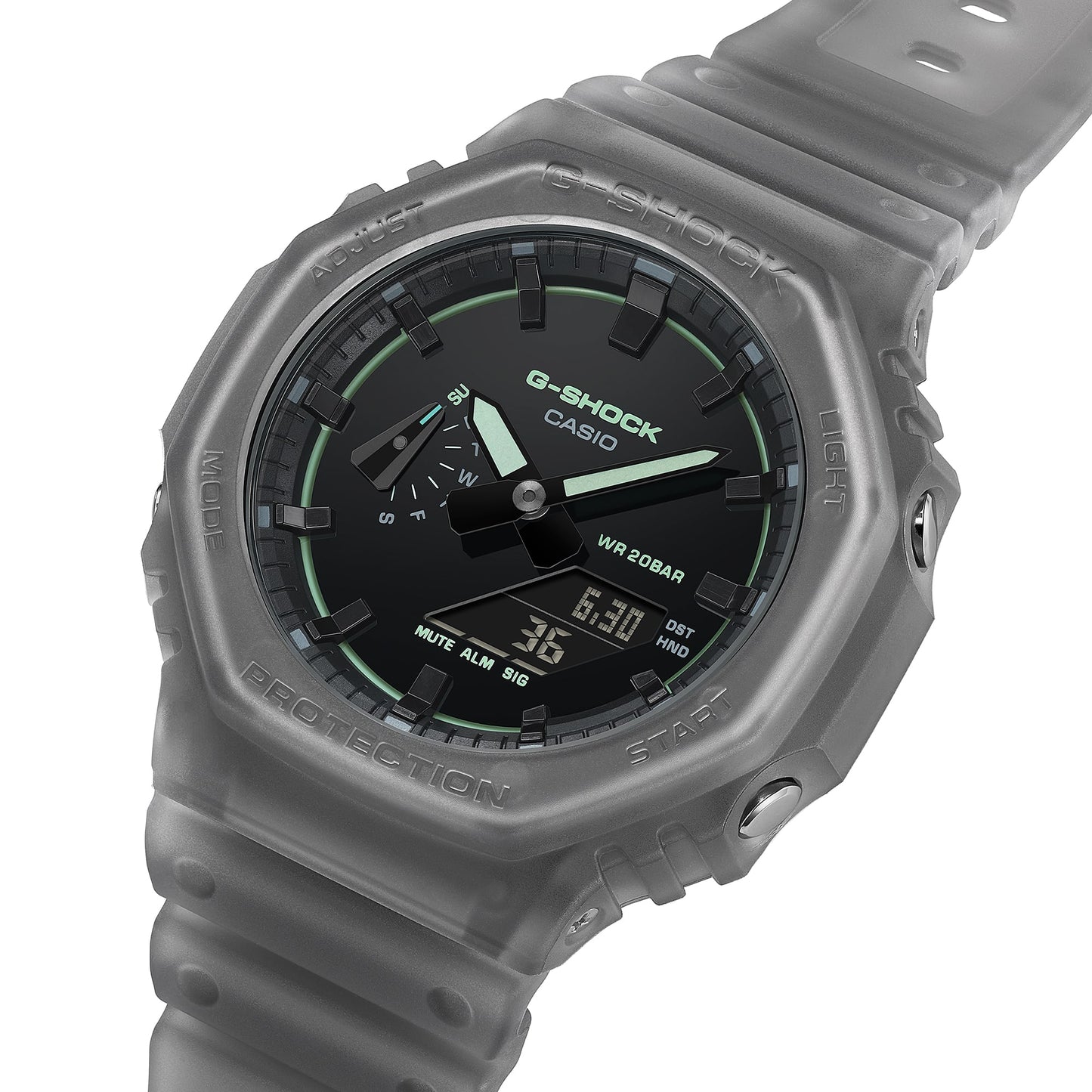 Casio G-Shock GA-2100K-1AER Herren • Carbon Core Guard • Weltzeit, Bild 5