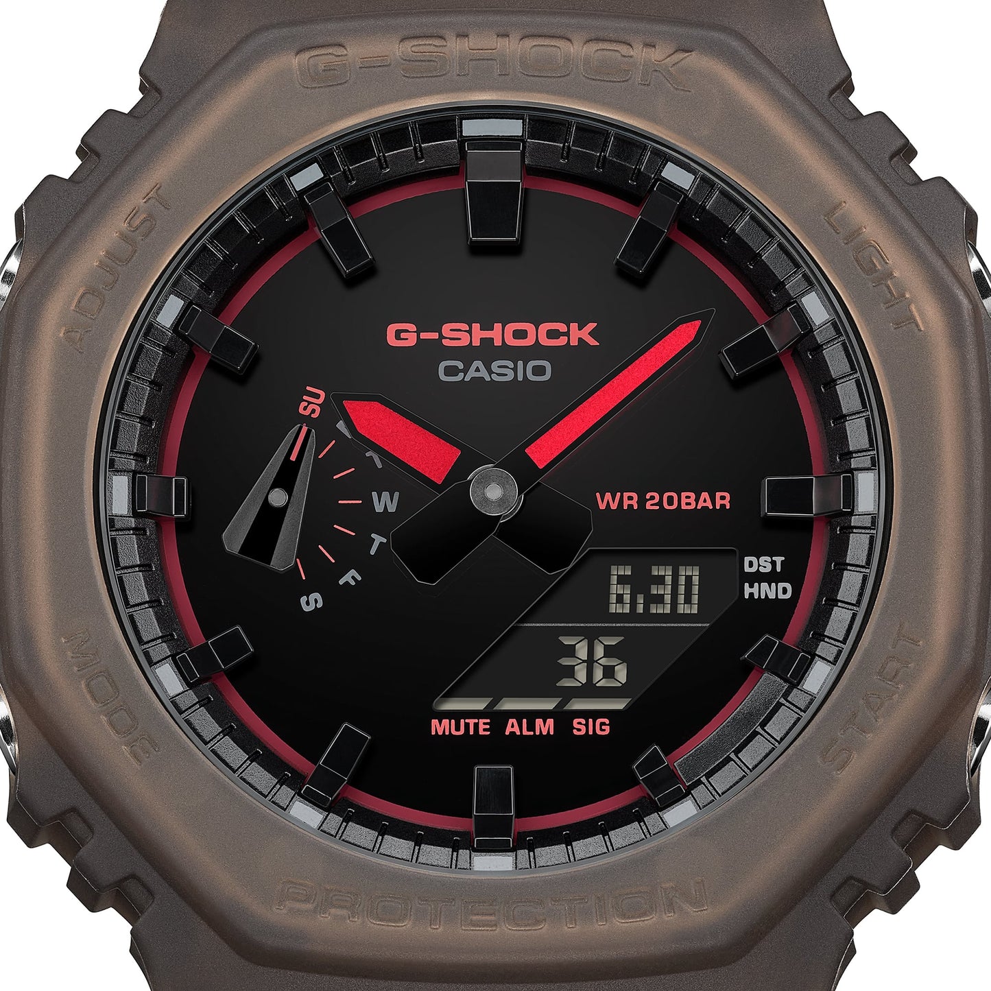 Casio G-Shock GA-2100K-5AER Herrenuhr • Carbon Core Guard • Analog-Digital, Bild 4