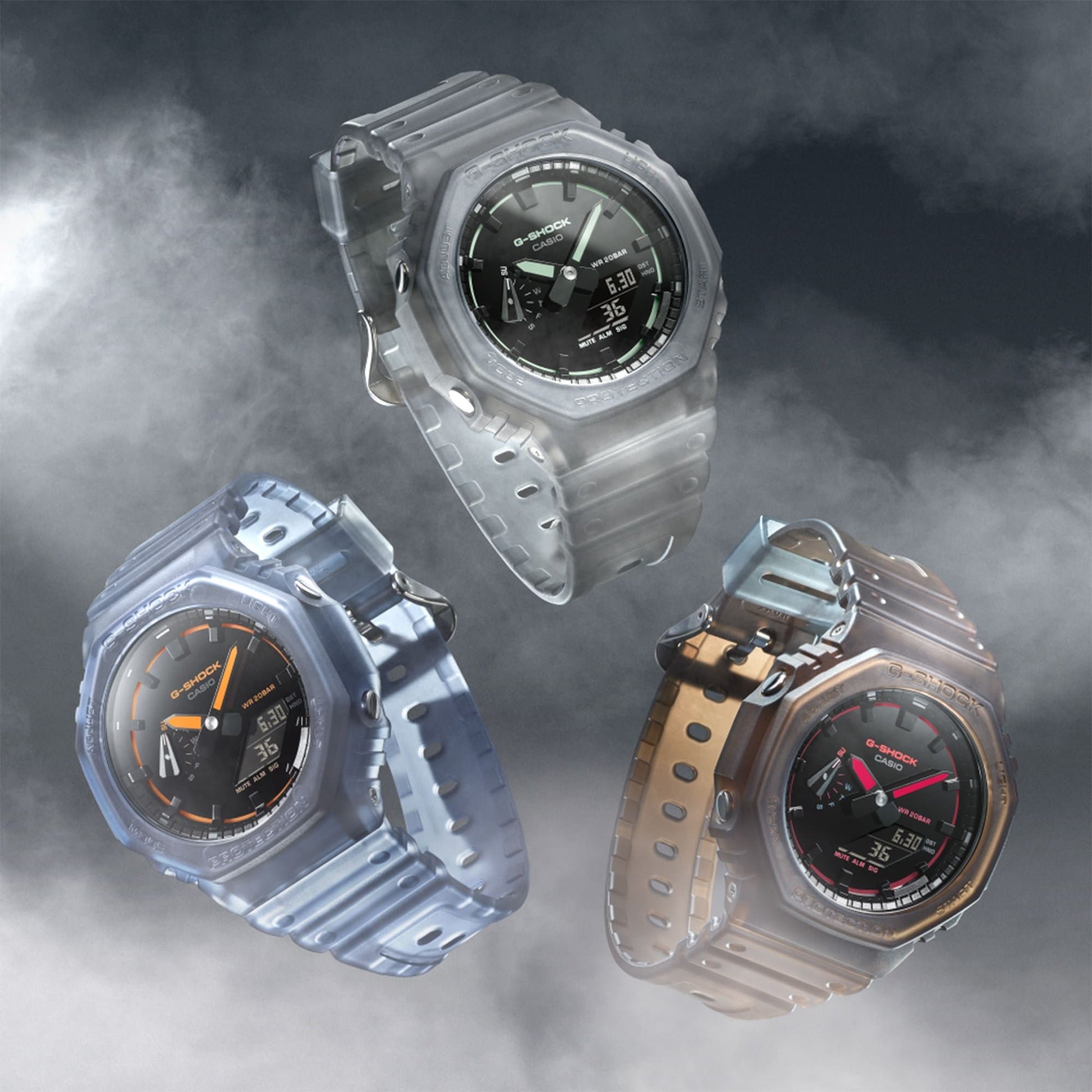 Casio G-Shock GA-2100K-5AER Herrenuhr • Carbon Core Guard • Analog-Digital, Bild 10