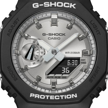 Casio GA-2100SB-1AER G-Shock Classic Herrenuhr Silber • Carbon Core Guard • 20 BAR wasserdicht, Bild 5