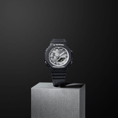 Casio GA-2100SB-1AER G-Shock Classic Herrenuhr Silber • Carbon Core Guard • 20 BAR wasserdicht, Bild 4