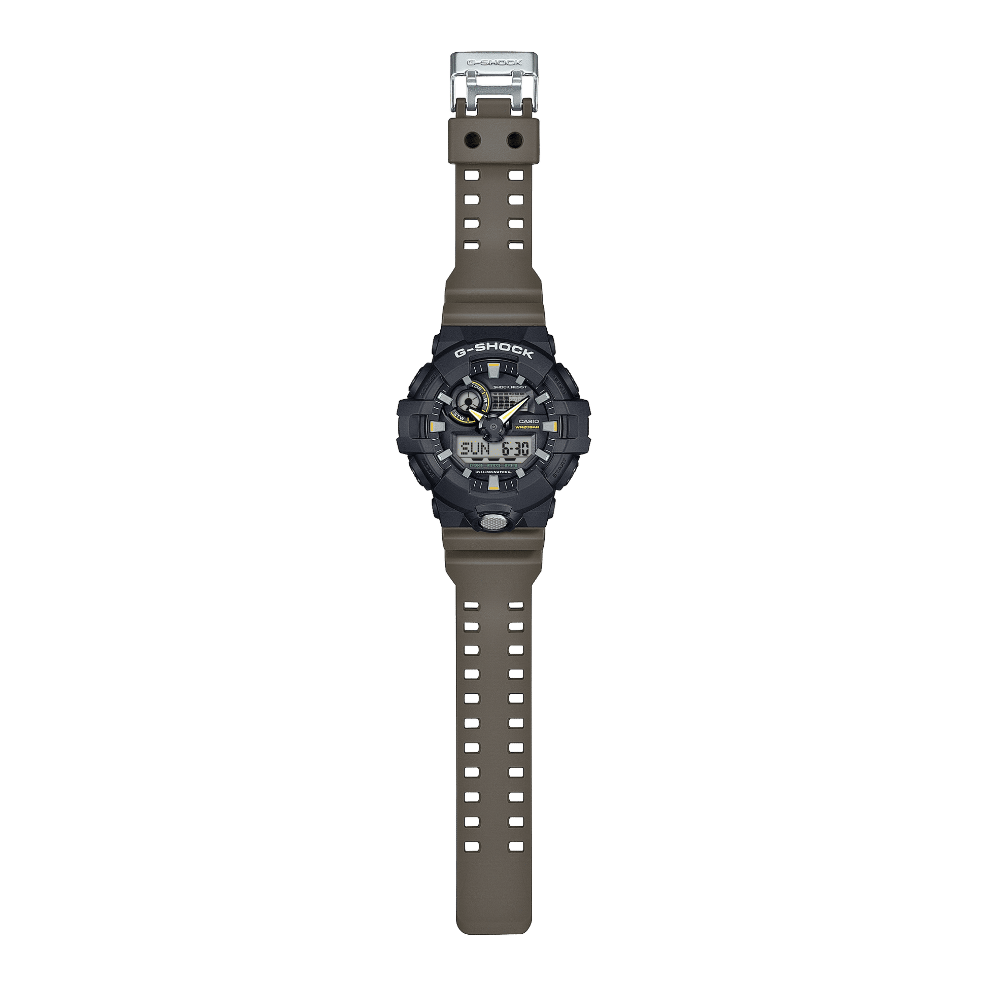 Casio GA-710TU-1A3ER G-Shock Classic Herrenuhr Beige • Stoßfest & 20 bar • Analog-Digital, Bild 3