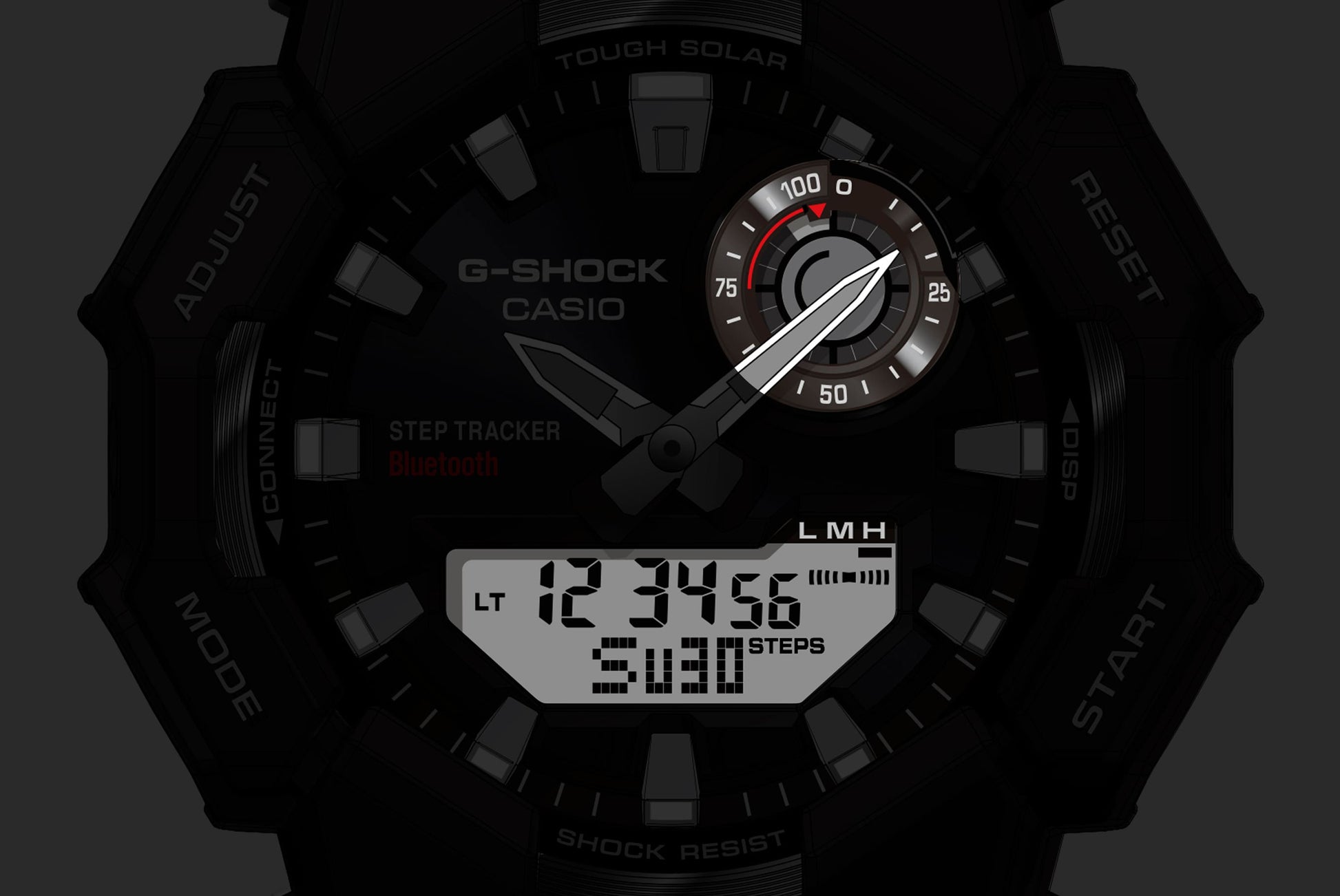 Casio G-Shock GA-B010-3AER Herrenuhr • Solarantrieb mit Bluetooth • Schrittzähler, Bild 4