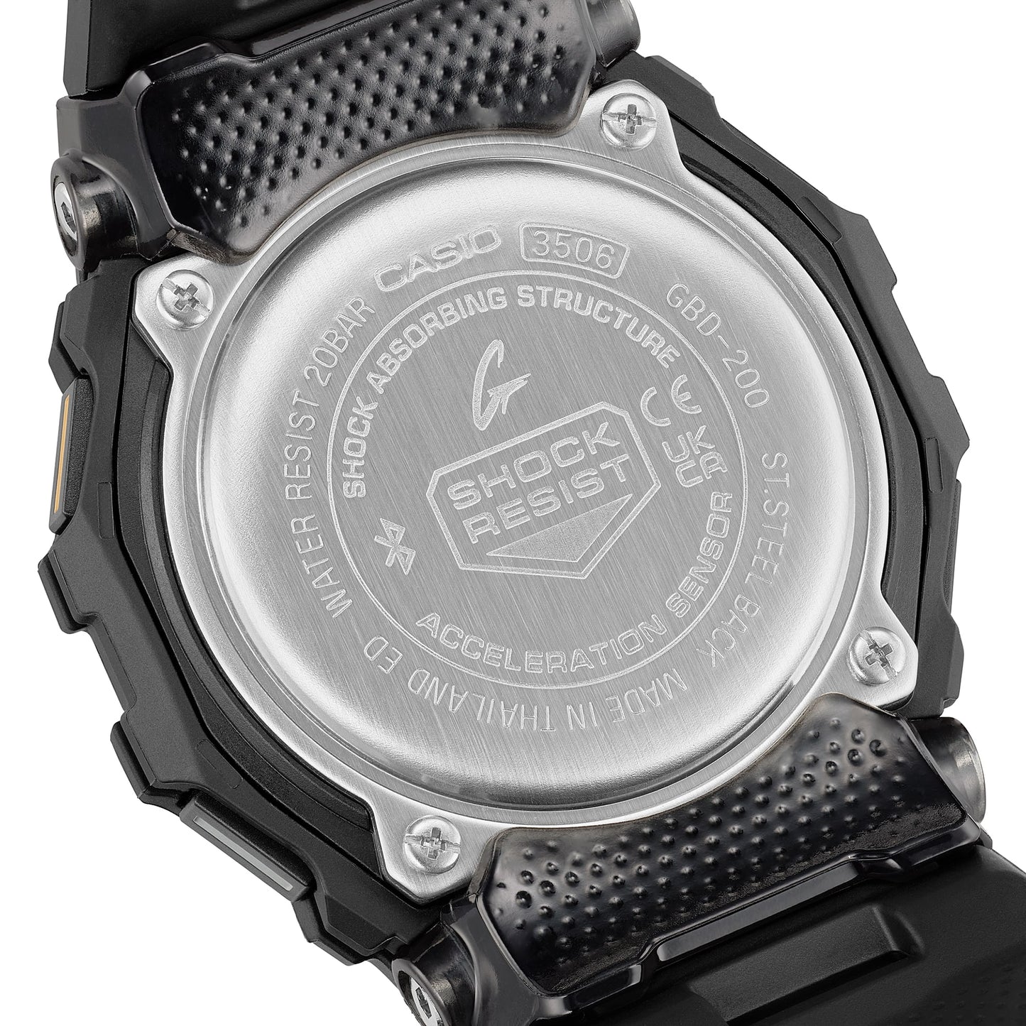 Casio GBD-200-1A1ER G-Shock G-Squad Herren • MIP-LCD Display • Bluetooth Distanz-Tracking, Bild 7