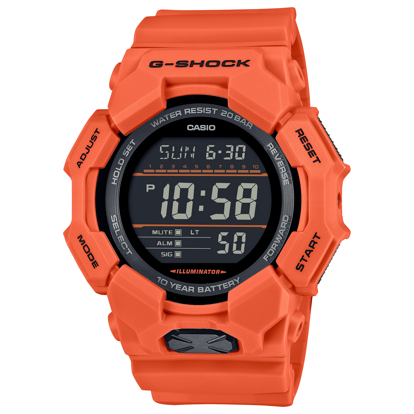 Casio GD-010-4ER Herren G-Shock Classic • Carbon Core Guard • 10 Jahre Batterie, Bild 6