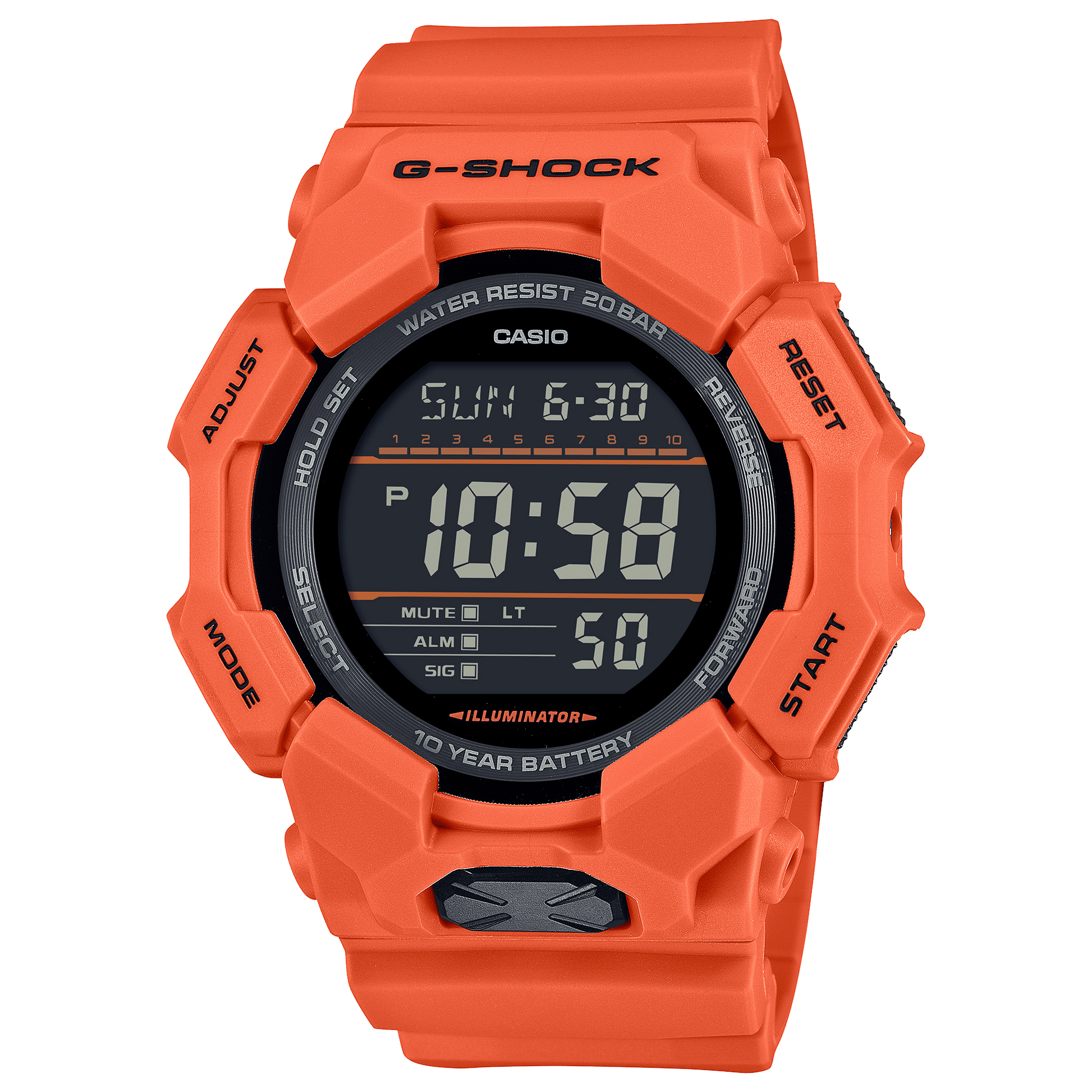 Casio GD-010-4ER Herren G-Shock Classic • Carbon Core Guard • 10 Jahre Batterie, Bild 6