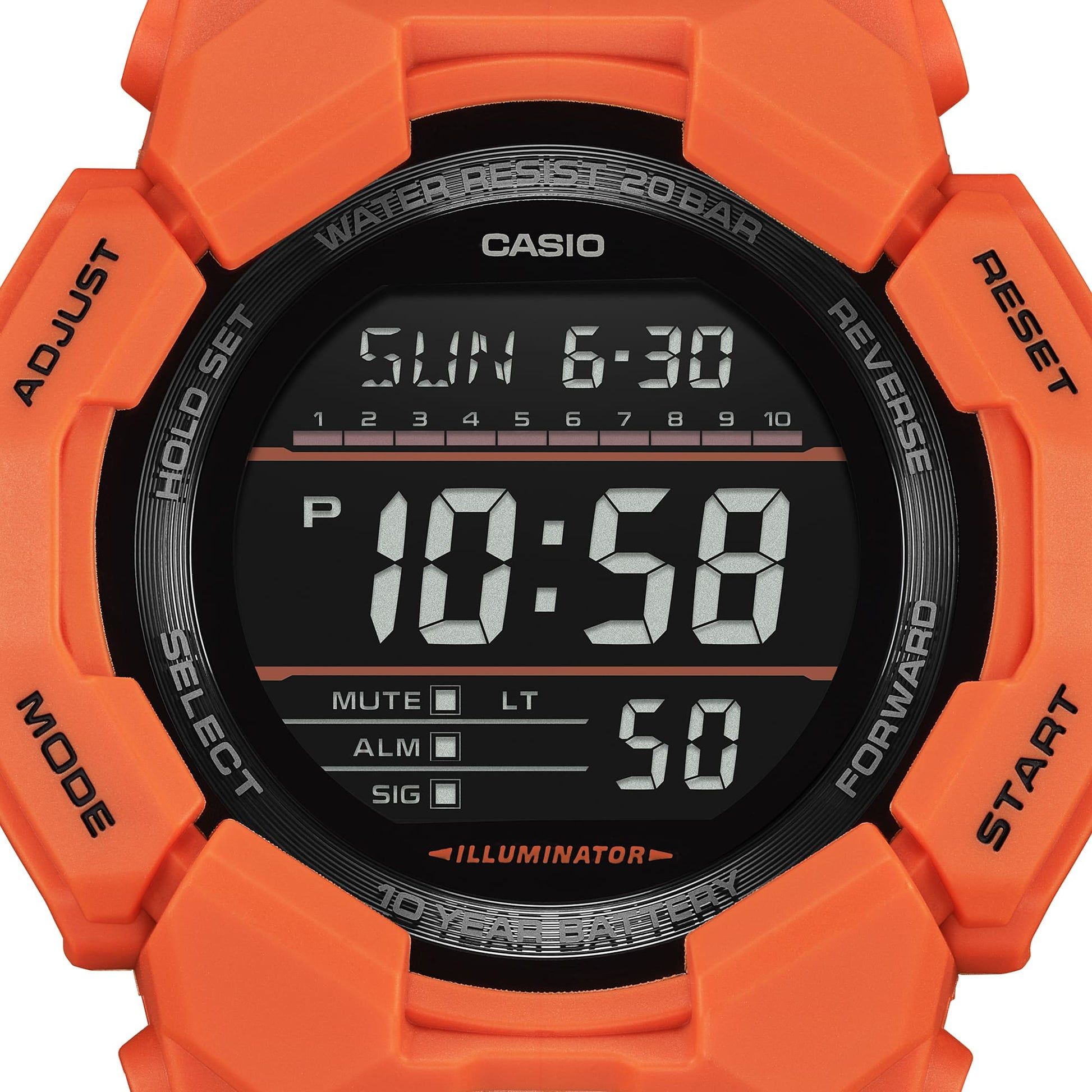 Casio GD-010-4ER Herren G-Shock Classic • Carbon Core Guard • 10 Jahre Batterie, Bild 10