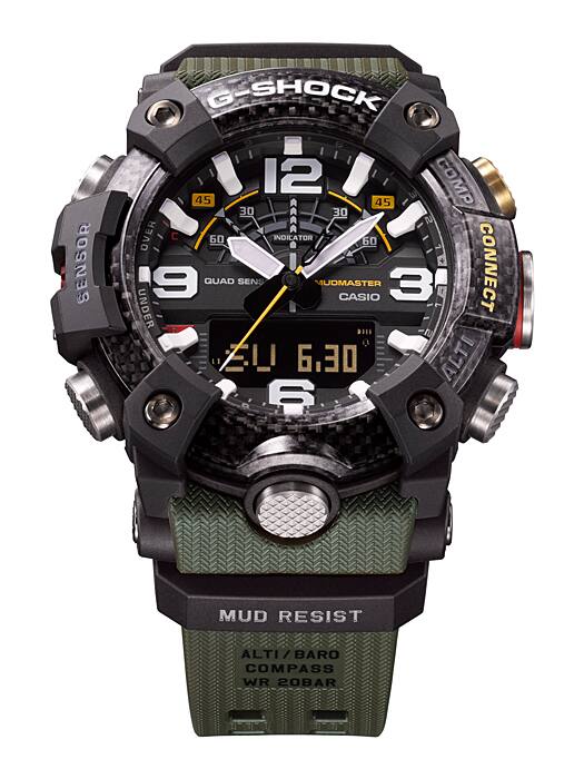 Casio G-Shock Mudmaster GG-B100-1A3ER Herren • Quad-Sensor-Technologie • Carbon Core Guard, Bild 5