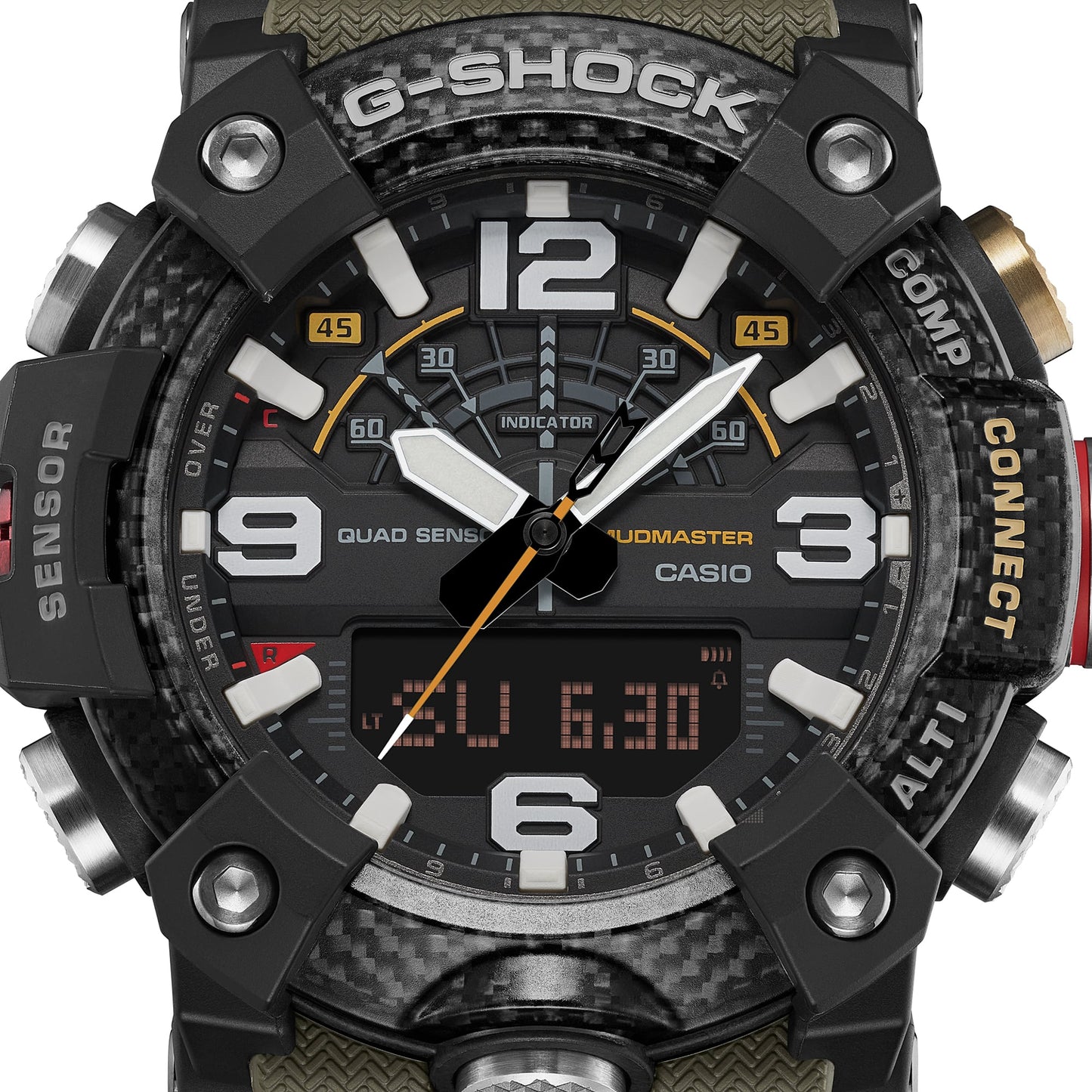 Casio G-Shock Mudmaster GG-B100X-1A3ER Herrenuhr • Biobasiertes Resin-Gehäuse • Digitaler Kompass & Höhenmesser, Bild 7